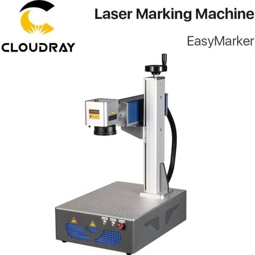 Cloudray New Marking Machine EasyMarker 20W 30W 110*110-200*200 Working Area Ezcad Software for Ring DIY Metal Marking