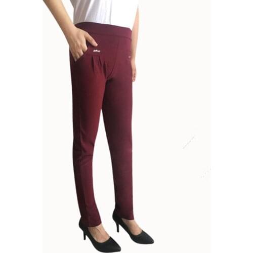 New Arrival Women thin Pants Spring Autumn Casual Plus size XXXL Elastic waist trousers women pants