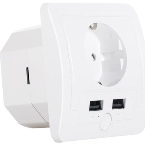 Practical Smart Wall Socket Wifi Wall Socket Support Voice Control Mobile Phone Remote Control Timer Switch,EU Plug