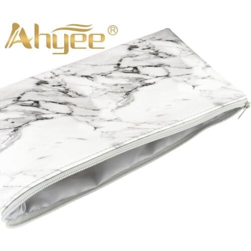 1Pcs Zipper Travel Marble Makeup Bag New Fashion Makeup Storage Portable Pouch Travel Square Trousse Maquillage Femme