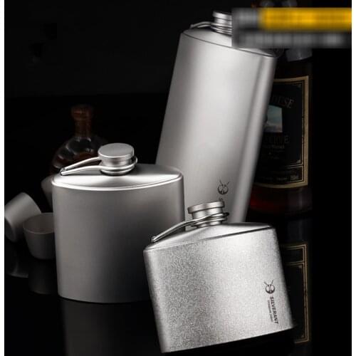 Titanium wine bottle 500/300/248ml portable portable outdoor tourism titanium alloy wine glass