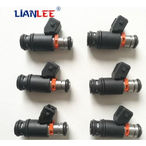 6Pc/Lot Free Shipping Fuel Injector For Golf Jetta EuroVAN VW JETTA 805000348303 021906031D 021906031B FJ573 IWP022 M739 4J1612