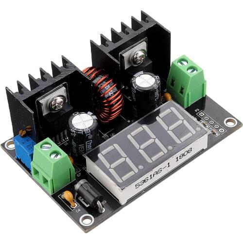 XL4016E1 DC 4-40 V Input DC 1.25-36V Output 8A 180KHz Regulators PWM Modulation Digital DC-DC Step Down Module Switch with lcd