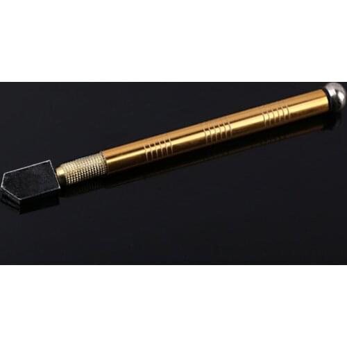 1 pcs Professional Glass Cutter Oil Filled Tungsten Carbide Bottle Glass Cutter Cutting Wheel Metal Handle Head Toyo Diamond