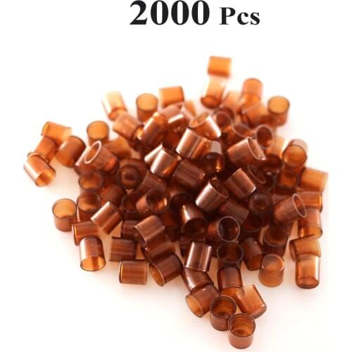 2000PCS/Bag Professional Beekeeping Plastic Brown Rearing System Queen Cells Room Tools Cell Cage Cup Apicultura Tool Supplies