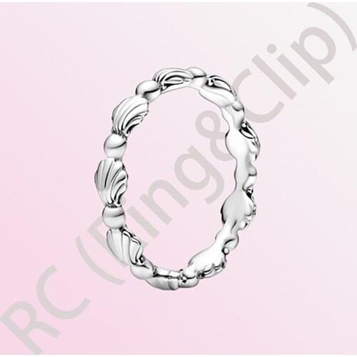 2020 New Arrival 925 Sterling Silver Flower Petals Band Ring Sparkling Silver Rings for Women Engagement Jewelry Anniversary