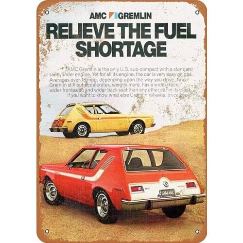AMC Gremlin Retro tin sign nostalgic ornament metal poster garage art deco bar cafe shop