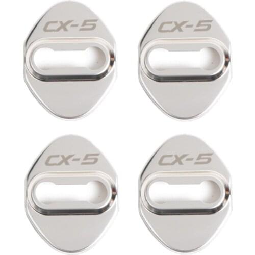 Car-styling car covers Door lock cover case for Mazda CX5 CX-5 2017 2018 Accessories Car Styling