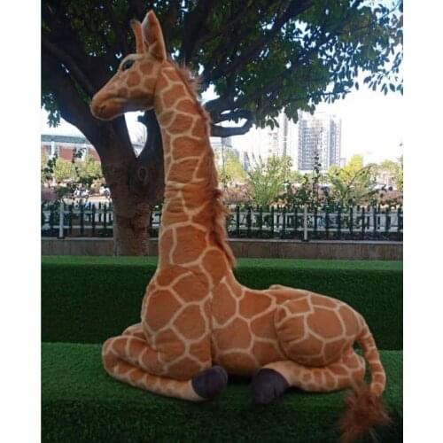 Free shipping Artificial animal giraffe plush toy doll supplies home accessories Large 55cm.70cm.85cm.for choose