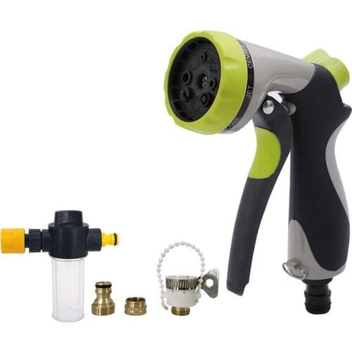 Dropshipping Garden Water Gun High-pressure Water Hose Nozzle Foam Car Wash Cleaning Tools Plantenspuit Watering Water Spray Gun