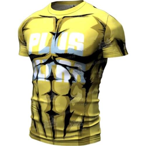 2021 Summer New Mens Fashion 3D Printing Casual Short Sleeve Cosplay T-Shirt Compression Tops Outdoors Running Fitness Jerseys