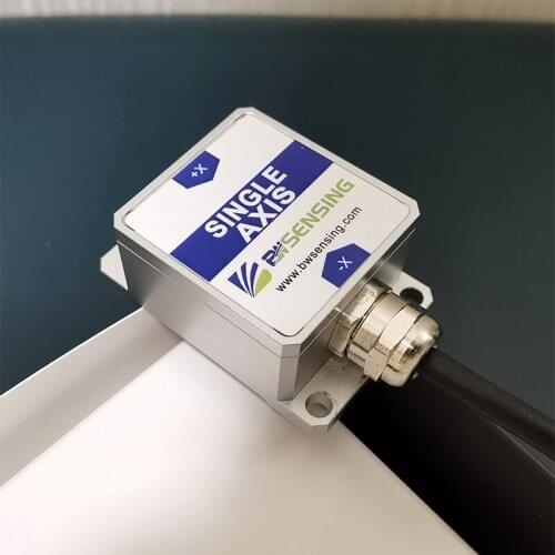 BWK216S Single Axis Inclinometer Tilt Angle Sensor with Accuracy 0.2 Resolution 0.02 Degree and Mode RS232 / RS485 / TTL BWK216