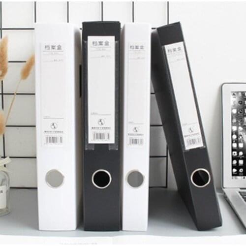 A4 File Folder Box Fit for All Letter Size File with Label Pocket Wear-resistant N0PB