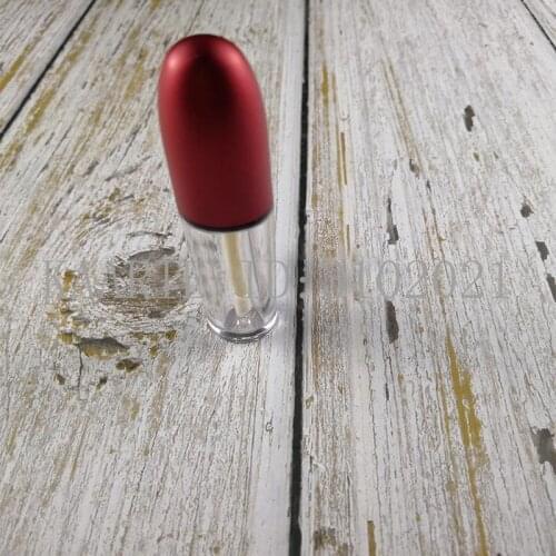 10/30/50/100pcs Plastic Bullet Liquid Lipstick Refillable Container,Clear Empty Cosmetic Lipgloss Tube,Professional Makeup Tools