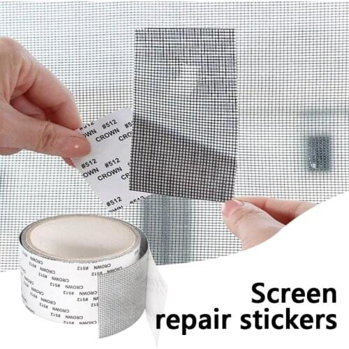 Anti-mosquito Screen Window Door Mosquito Netting Window Net Mesh Sticky Wires Patch Repair Tape Patch Repair Broken Hole