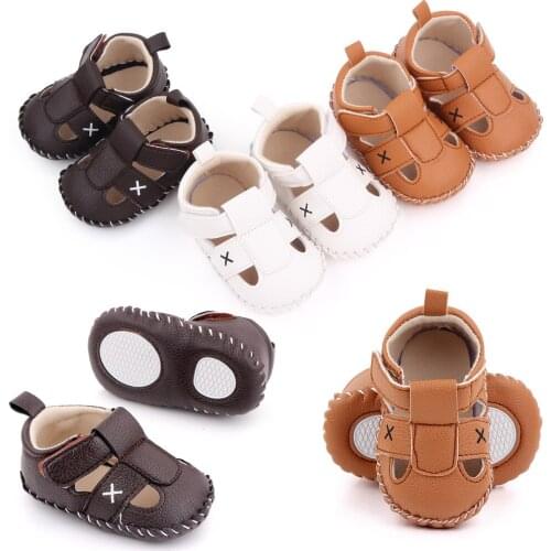Brand New Infant Baby Boy Shoes for 1 Year Infantil Summer Sandale Newborn Sandalen Toddler Dress Shoe Footwear Doll Shower Gift