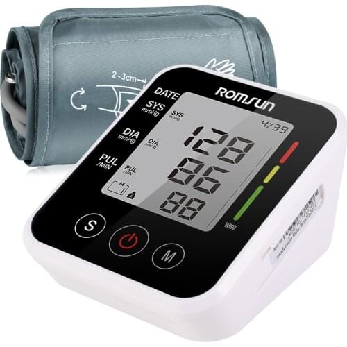 Fully Automatic Wrist Blood Pressure Monitor BP Cuff Monitoring Irregular Heart Rate Monitor Meter Sphygmomanometer For Home Use