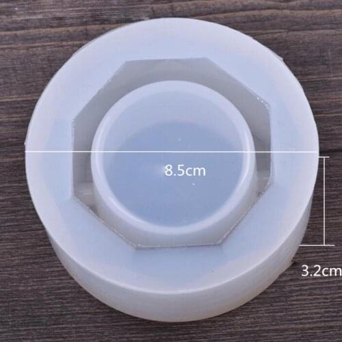3pc Silicone Mold Coaster Resin Art Mould DIY Jewelry Making Tool Box Flower Pot
