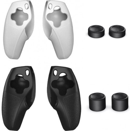 Silicone Wireless Gamepad Protective Cover with Button Cap for PS5 Controller Games Accessories