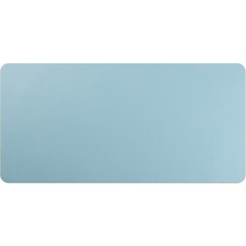 Blue Mouse Pad Keyboard Pad Laptop Office Gaming Leather Mouse Pad 80X40CM