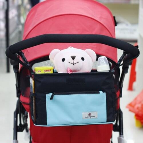 Baby Stroller Organizer Bag Mummy Diaper Bag Hook Baby Carriage Hanging Storage Bag Cartoon Folding Elephant Travel Nappy bag