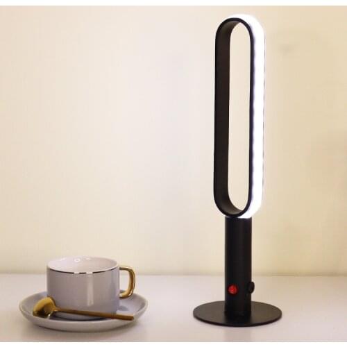 LED Rechargeable Table Lamp Bar Bedroom Ring Desk Lamp for Living Room Bedside Lamp Restaurant Night Light Restaurant Home Decor