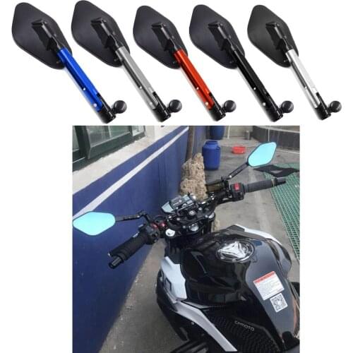 Universal Motorcycle Round Rear View Side Mirrors For Yamaha For Kawasaki For Honda For Suzuki