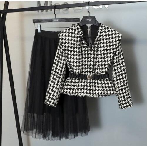 Summer Suit Women Sweet Bow Black O-Collar T-Shirt Top + Fashion Suspenders Notched Half Body Dress Elegant 2Piece Set