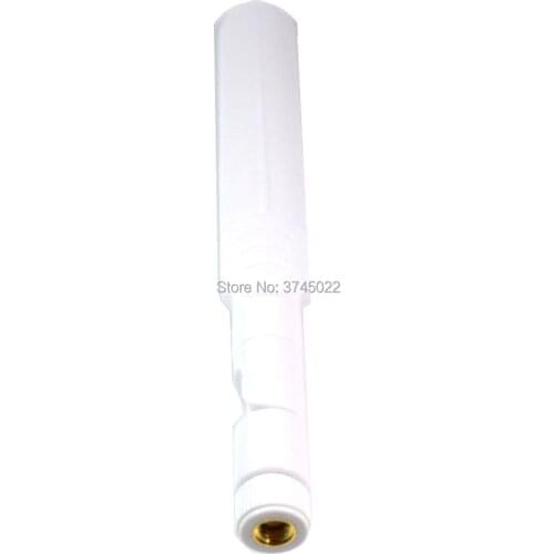 1pcs 2.4Ghz 5.8Ghz Antenna With Rp-SMA Male Connector omni 5dbi For Wireless Router White Dual Band Aerial