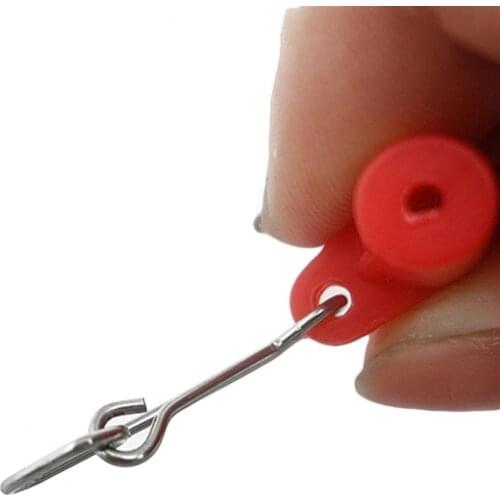 10Pcs/Set Portable Fishing Slides Corrosion-Resistant Portable Fishing Line Sinker Slides Slider Hook Snap Accessory Tool