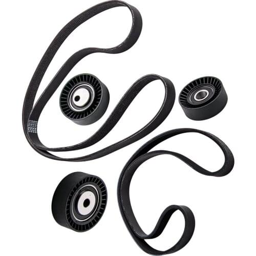 2x Contitech V-ribbed Belt & 3xRoller for BMW 3 5 7 series E46 E39 E38 1437450