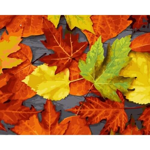 Frameless picture oil painting by numbers wall decor diy painting on canvas for home decor 4050 ma