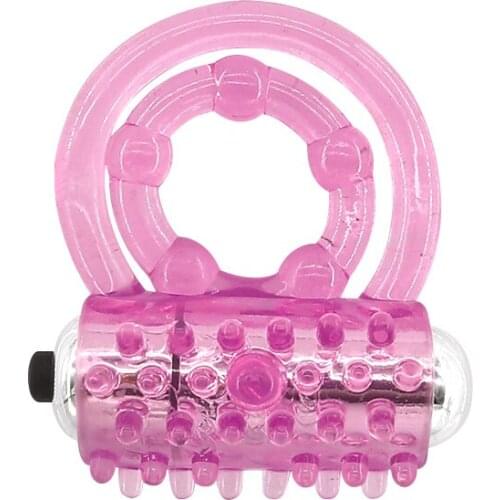 EXVOID Penis Ring Vibrator Adults Products Clitoris Stimulate Erotic Jelly Cock Rings Sex Toys for Men Erection Delay Time