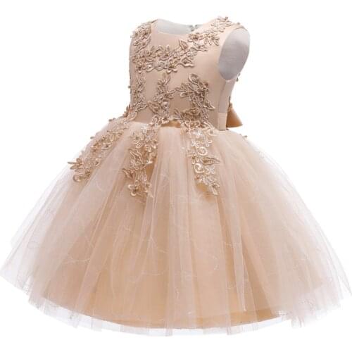 Sell like hot cakeDresses Fluffy Formal Kids Dresses Birthday Party Girls Pageant Gowns First Comunion Dress Girls Party Clothes