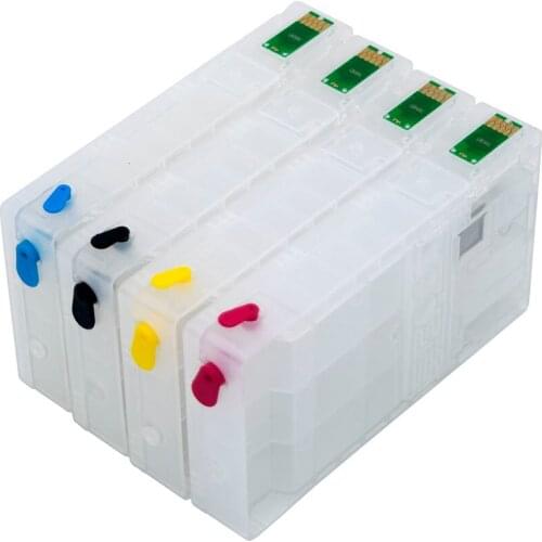 1 Set IC90 Empty Refil Ink Cartridge with ARC Chip for Epson PX-B750F B700 B675F Printer