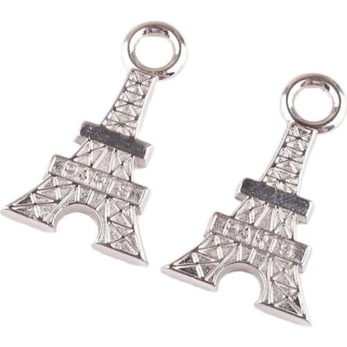 Fashion charms Beads Tower shape Beautiful Mix Jewelry Connectors For DIY Handmade Jewelry Pendant Bracelet Earrings Making