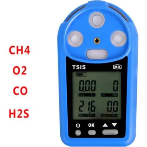 Multi-parameter detector for coal mine CD4 Four-in-one type carbon monoxide / methane / oxygen / hydrogen sulfide