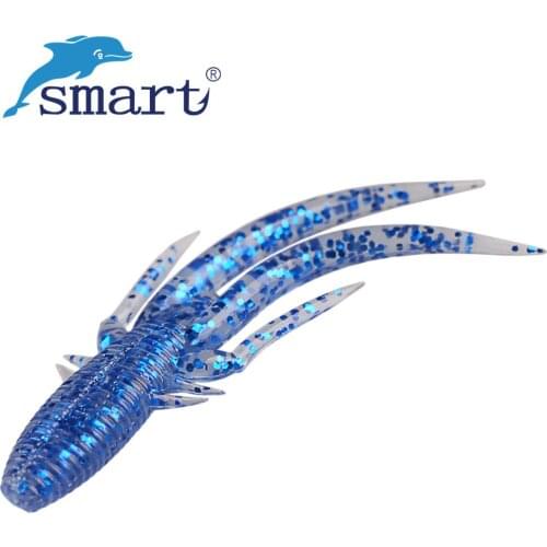 New 10pcs Shrimp Soft Baits 70mm/3g Artificial Insects Fishing Lures 7 Colors Silicone Bionic Bait Bass Swimbait Carp Wobblers