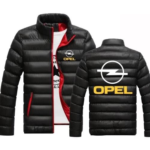 2021 OPEL Logo Mens New Comfortable Cotton Clothing Winter High Quality Stand Collar Jacket Retro College Fashion Male Tops op