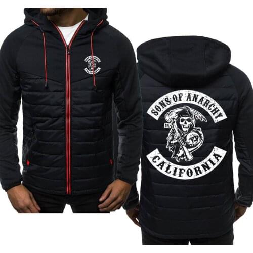 2021 New Men Hoodies for SONS OF ANARCHY Tools Spring Autumn Jacket Casual Sweatshirt Long Sleeve Zipper Hoody