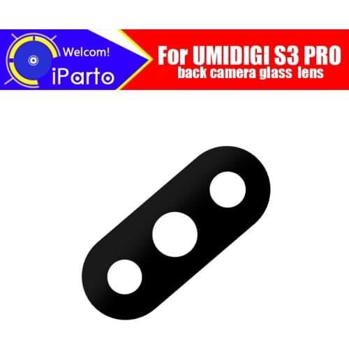 UMIDIGI S3 PRO Back Camera Lens 100% Original Rear Camera Lens Glass Replacement Accessories For UMIDIGI S3 PRO Phone