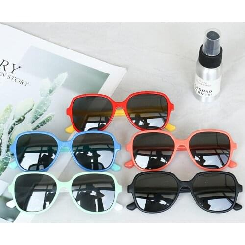 Polarized silicone sunglasses 11022 simple and versatile sunshade for boys and girls outdoor sunshade Sunglasses