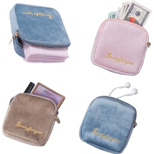 Portable Sanitary Napkin Storage Bag, Nordic Style Sundries Storage Bag, Cosmetic Storage Box, Key Credit Card Storage Bag