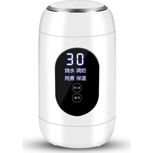 Portable Kettle Travel Electric Kettle Mini Folding Electric Kettle 304 Stainless Steel Stew Pot Insulation D344