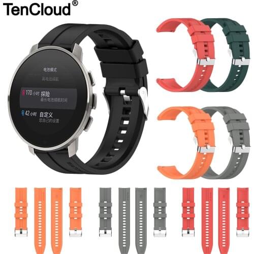 Wrist Strap For Suunto 9 PEAK Watch Band For Suunto9 PEAK Silicone Bracelet Replacement Belt Smart Watch Accessories Multi-Color