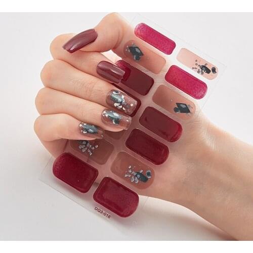 Christmas Dress Up Temporary Tattoos Kids Nail Polish Stickers Adesivos Designed Nail Stickers Designer Women Salon