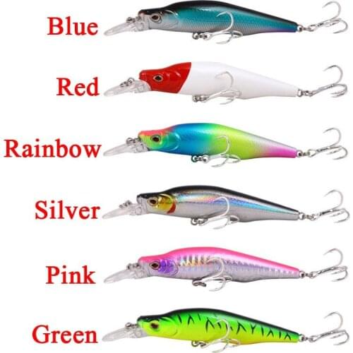 1PCS Minnow Fish Fishing Lures Bass Crank Bait Artificial Hard Fish Lure Sinking Swimbait Saltwater Fishing Tackle 9g/12g
