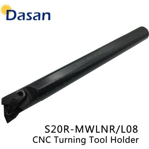 S20R MWLNR08 20mm Compound Internal Turning Tool M Type Hard Alloy Tool Arbor 1pcs for CNC Boring BarTurning Tool Holder