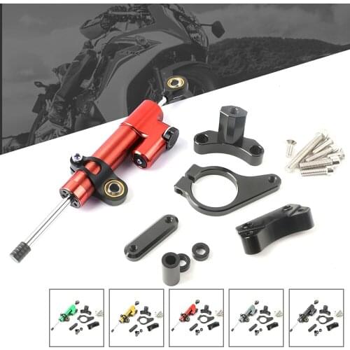 For Honda CBR650F 2014 - 2019 2018 2017 2016 2015 2014 CNC Stabilizer Damper With Steering Mount Bracket Holder Support Kit Set