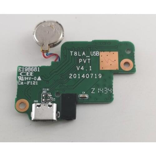 USB Charging Port Flex Cable With Microphone+Vibrator Touch drive control board For Lenovo S8-50 S8-50F S8-50L S8-50LC